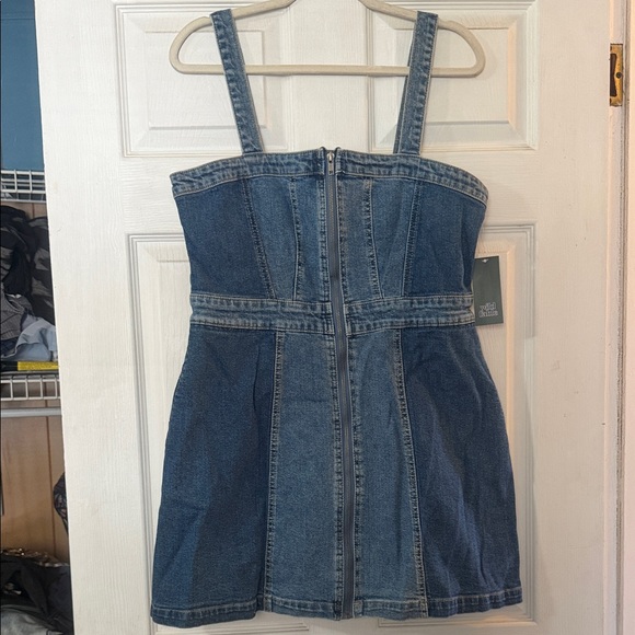 wild fable Dresses & Skirts - Blue Denim Dress with Straps